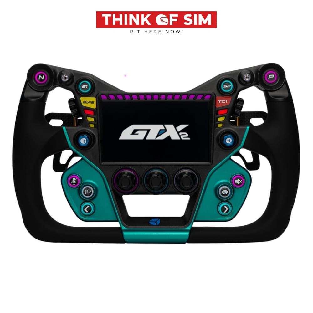 Cube Controls Gt-X2 Steering Wheel Green Racing Equipment