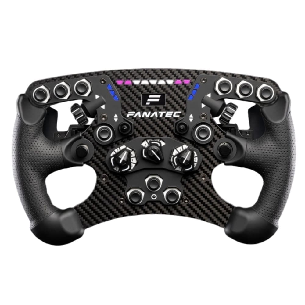 Fanatec Clubsport Steering Wheel Formula V2.5 (White Buttons) Complete Qr1 Racing Equipment