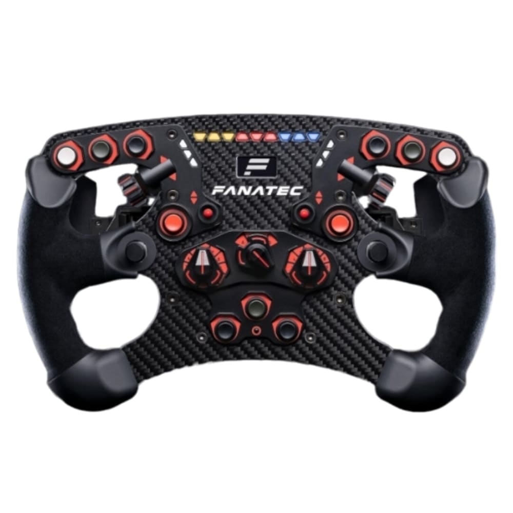 Fanatec Clubsport Steering Wheel Formula V2.5X (Red Buttons) Complete Qr1 Racing Equipment