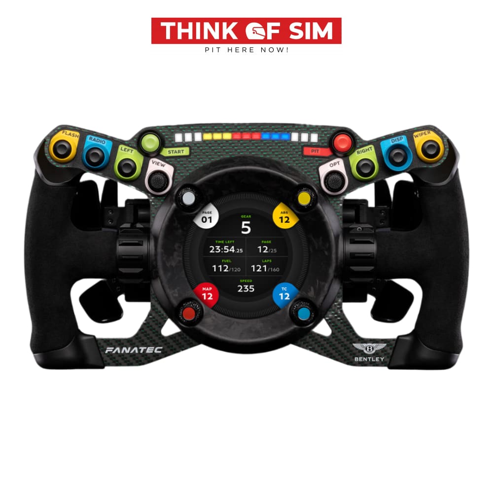 Fanatec Podium Steering Wheel Bentley GT3 Racing Equipment