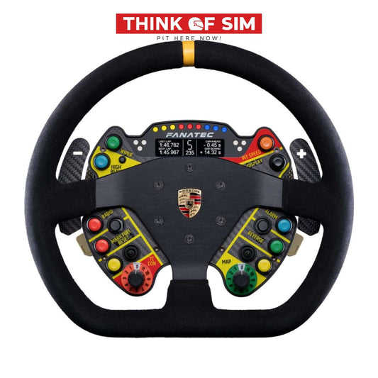 Fanatec Podium Steering Wheel Porsche 911 Gt3 R Suede Complete Racing Equipment