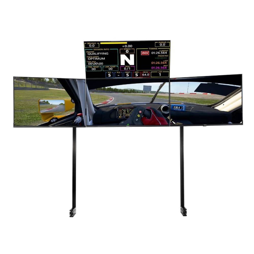 Next Level Racing Elite Quad Monitor Stand (Black) Cockpit