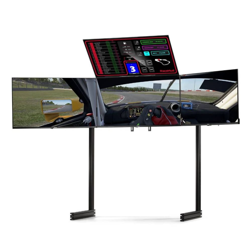 Next Level Racing Elite Quad Monitor Stand (Black) Cockpit