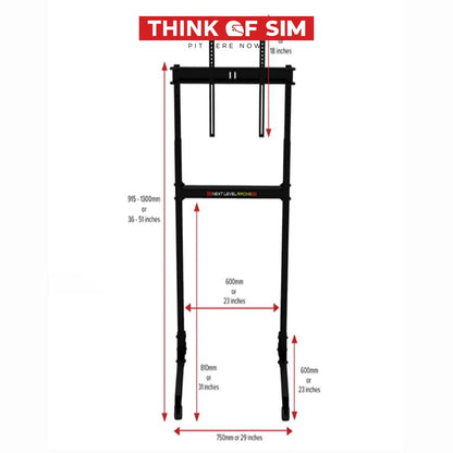Next Level Racing Free Standing Single Monitor Stand Cockpit