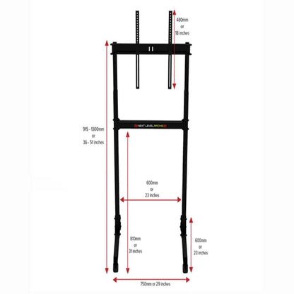 Next Level Racing Free Standing Single Monitor Stand Cockpit