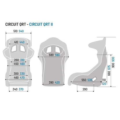 Sparco Gaming Circuit Ii Qrt - Sim Racing Seat Cockpit