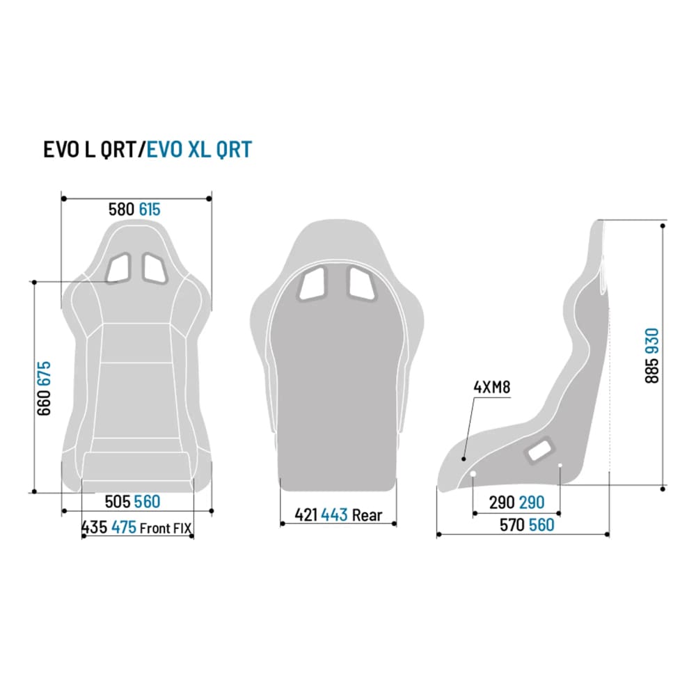 Sparco Gaming Evo Xl Qrt - Sim Racing Seat Cockpit