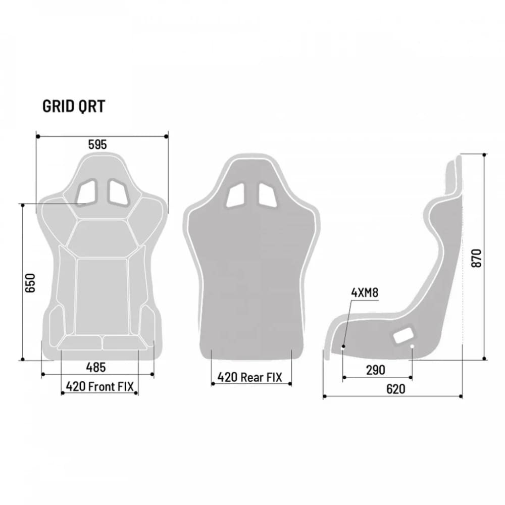 Sparco Gaming Grid Qrt - Sim Racing Seat Cockpit