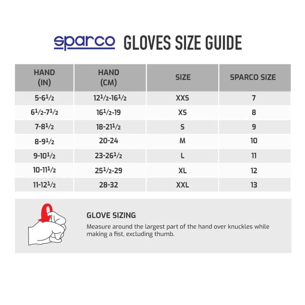 Sparco Racing Gloves Futura Equipment