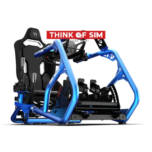 Trak Racer Alpine Racing Trx Simulator Cockpit (Alpine Blue) - Bottom Mount Edition