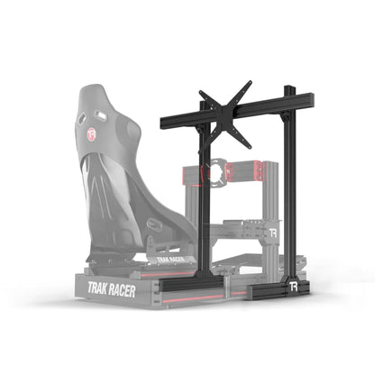 Trak Racer Aluminium Floor Standing Single Monitor Stand with VESA Mount (1200mm support) Racing Cockpit