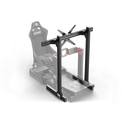 Trak Racer Aluminium Floor Standing Single Monitor Stand with VESA Mount (1200mm support) Racing Cockpit