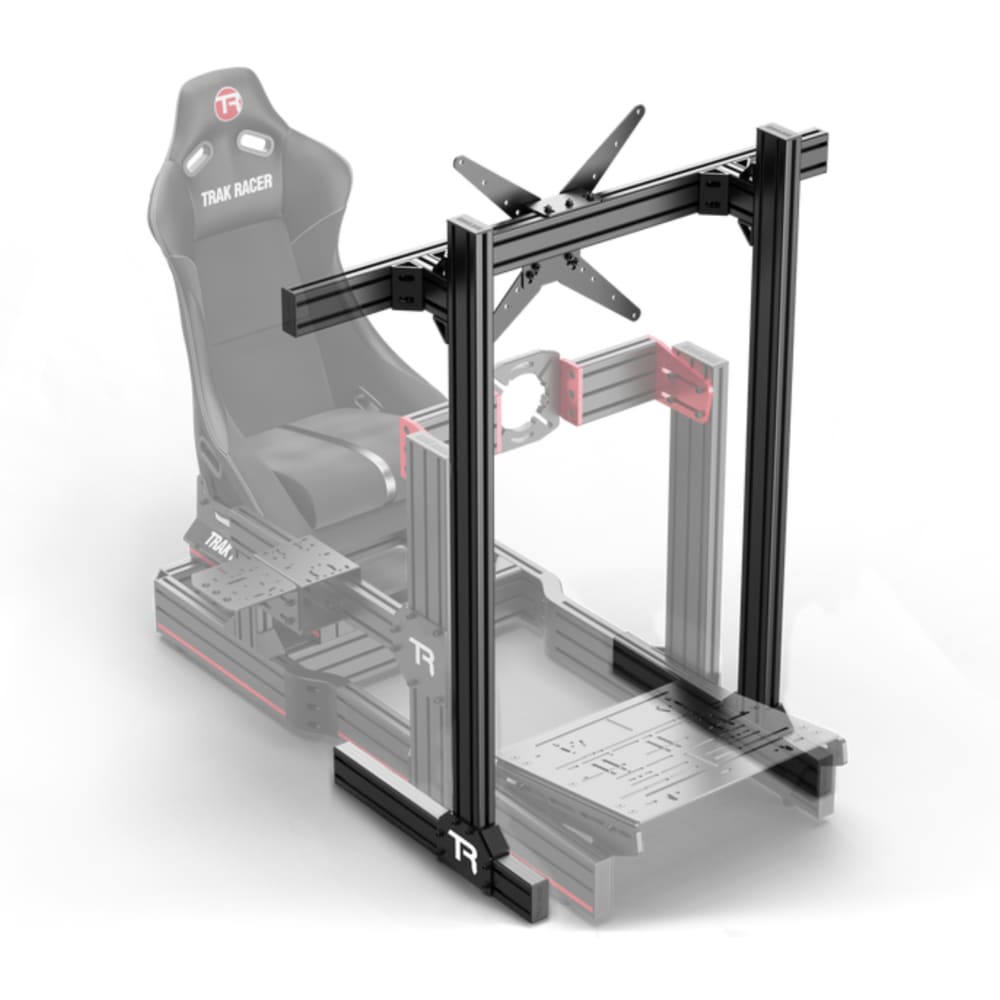 Trak Racer Aluminium Floor Standing Single Monitor Stand With Vesa Mount (1200Mm Support) Racing