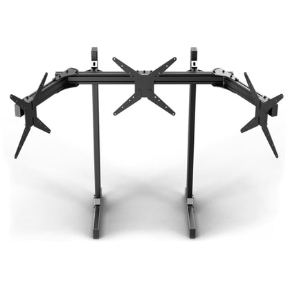 Trak Racer Aluminium Floor Standing Triple Monitor Stand With Vesa Mount Racing Cockpit