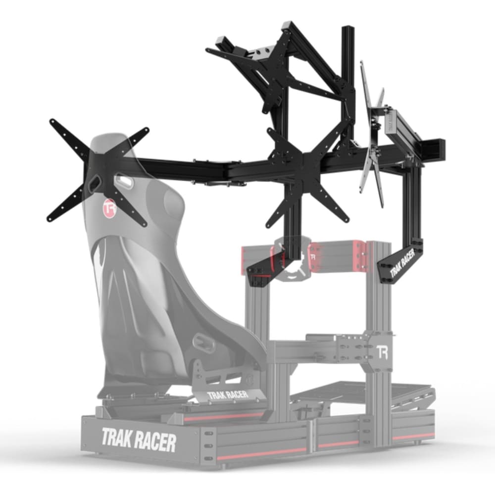 Trak Racer Large Cockpit Mounted Quad Monitor Stand - 1200Mm Racing Equipment