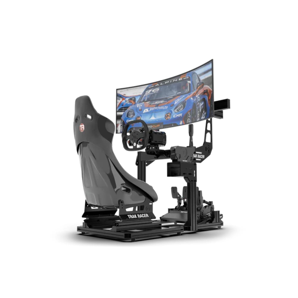 Trak Racer Tr40S Racing Cockpit With Wheel Mount (Black)Without Seat Slider (Tr80-Slider2) &